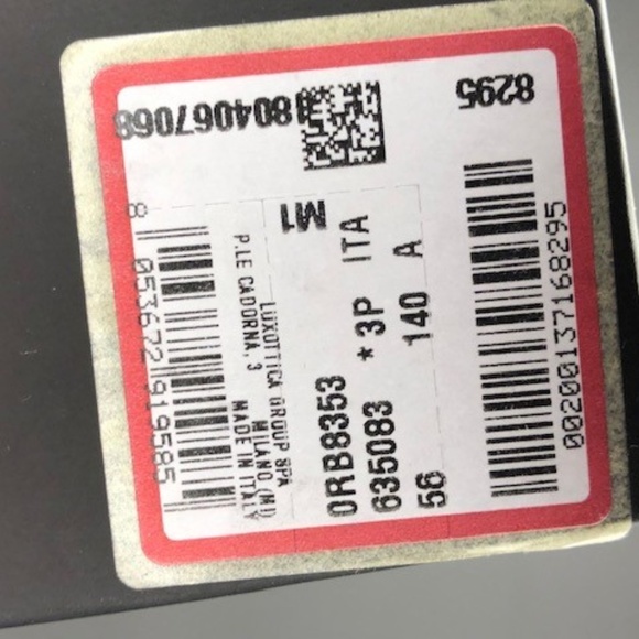 NEW Ray-Ban RB8353 Square Sunglasses, NIB! - Picture 8 of 8